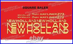 New Holland 273 Super Hayliner Baler Decals Free Shipping