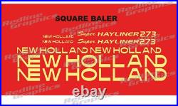 New Holland 273 Super Hayliner Baler Decals Free Shipping New Holland 273 Super Hayliner Baler Decals Free Shipping