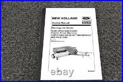 New Holland 275 Baler Main Drive Gearbox Transmission Axle Service Repair Manual