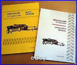 New Holland 275 Hayliner Baler Operator's AND Parts Manual Catalog Book NH