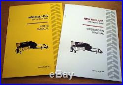 New Holland 276 Hayliner Baler Operator's AND Parts Manual Catalog Book NH