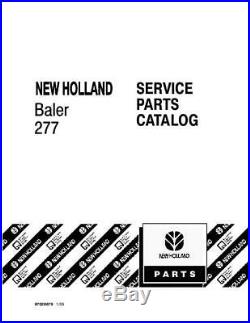New Holland 277 Baler Parts Catalog