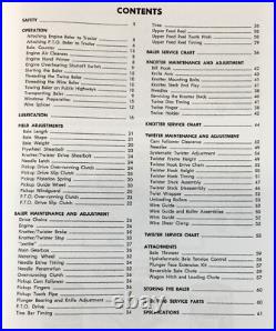 New Holland 277 Baler Service Manual Repair Parts Catalog Operators Shop Set