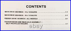 New Holland 277 Baler Service Manual Repair Parts Catalog Operators Shop Set