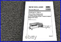 New Holland 278 Baler Main Drive Gearbox Transmission Axle Service Repair Manual