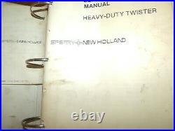 New Holland 282 1282 Haycruiser Balers Service Parts Manual many diffrent dealer