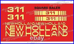 New Holland 311 Baler Decals Free Shipping