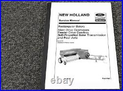 New Holland 311 Baler Main Drive Gearbox Transmission Axle Service Repair Manual