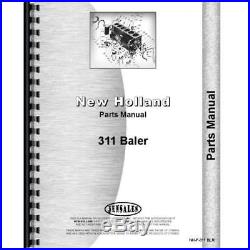 New Holland 311 Square Baler Parts Manual Catalog