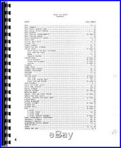New Holland 311 Square Baler Parts Manual Catalog