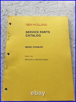 New Holland 316 Baler Parts Catalog Manual