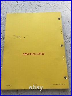 New Holland 316 Baler Parts Catalog Manual
