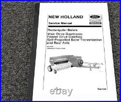 New Holland 320 Baler Main Drive Gearbox Transmission Axle Service Repair Manual