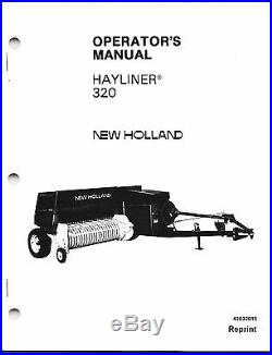 New Holland 320 Square Baler Operator Manual 42032015