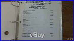 New Holland 450 460 550 560 Roll-belt Round Baler Service Manual Dn70