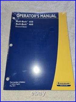 New Holland 450 460 Round Baler Operators Manual