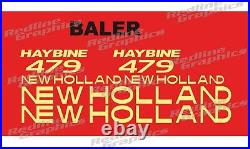 New Holland 479 Haybine Baler Baler Decals Free Shipping
