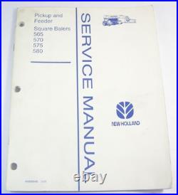 New Holland 565 570 575 580 Pickup Feeder Square Balers Service Repair Manual