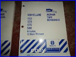 New Holland 565 570 575 580 Square Baler Service Repair Manual NH ORIGINAL! 3/02