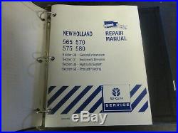 New Holland 565 570 575 and 580 Square Balers Repair Manual