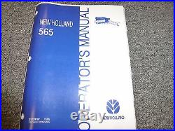 New Holland 565 Square Baler Owner Operator Maintenance Manual User Guide