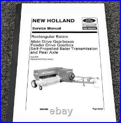 New Holland 570 Baler Main Drive Gearbox Transmission Axle Service Repair Manual