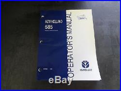 New Holland 585 Baler Operator's Manual