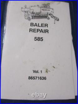New Holland 585 Baler Repair Manual 1998