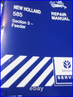 New Holland 585 Baler Repair Manual 1998