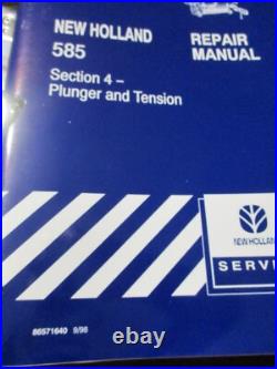 New Holland 585 Baler Repair Manual 1998
