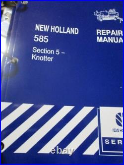 New Holland 585 Baler Repair Manual 1998