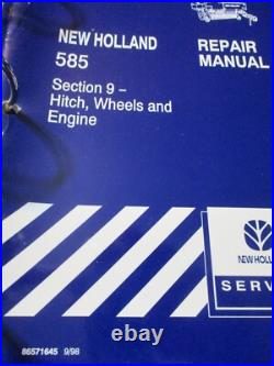New Holland 585 Baler Repair Manual 1998