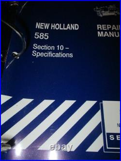 New Holland 585 Baler Repair Manual 1998