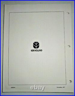 New Holland 585 Square Baler Parts Catalog Manual Book 11/97 NH Original
