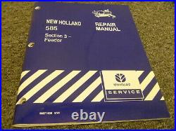 New Holland 585 Square Hay Baler Feeder Shop Service Repair Manual