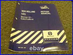 New Holland 585 Square Hay Baler Specifications Shop Service Repair Manual