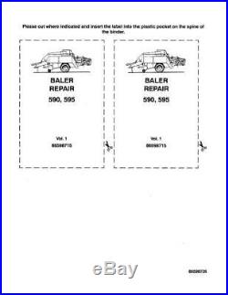 New Holland 590 595 Baler Complete Service Manual
