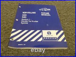 New Holland 590 595 Baler Double Tie Knotter System Shop Service Repair Manual
