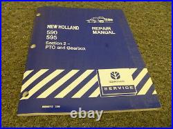 New Holland 590 595 Baler PTO Gearbox Shop Service Repair Manual