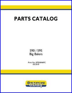 New Holland 590 595 Baler Parts Catalog