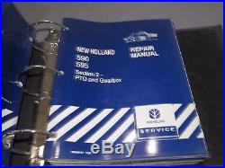 New Holland 590 595 Baler Service Repair Manual Set in Binder 1999