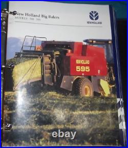 New Holland 590 595 Baler Service Shop Repair Workshop Manual Book