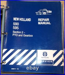 New Holland 590 595 Baler Service Shop Repair Workshop Manual Book