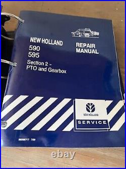 New Holland 590 595 Baler Service Shop Repair Workshop Manual Book