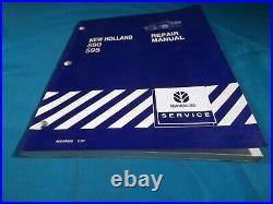 New Holland 590 595 Baler Service Shop Repair Workshop Manual Book