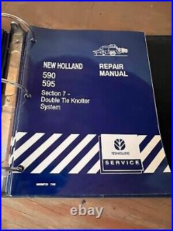 New Holland 590 595 Baler Service Shop Repair Workshop Manual Book