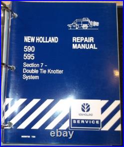New Holland 590 595 Baler Service Shop Repair Workshop Manual Book