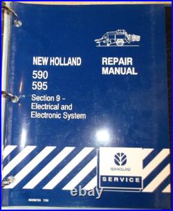 New Holland 590 595 Baler Service Shop Repair Workshop Manual Book
