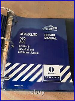 New Holland 590 595 Baler Service Shop Repair Workshop Manual Book