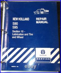 New Holland 590 595 Baler Service Shop Repair Workshop Manual Book